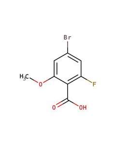 Astatech 4-BROMO-2-FLUORO-6-METHOXYBENZOIC ACID; 5G; Purity 97%; MDL-MFCD22570393